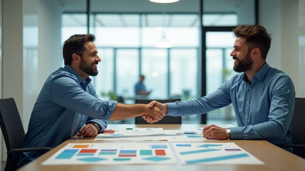 Access coordination for commercial painting project management—facility manager and painter planning together before work begins.