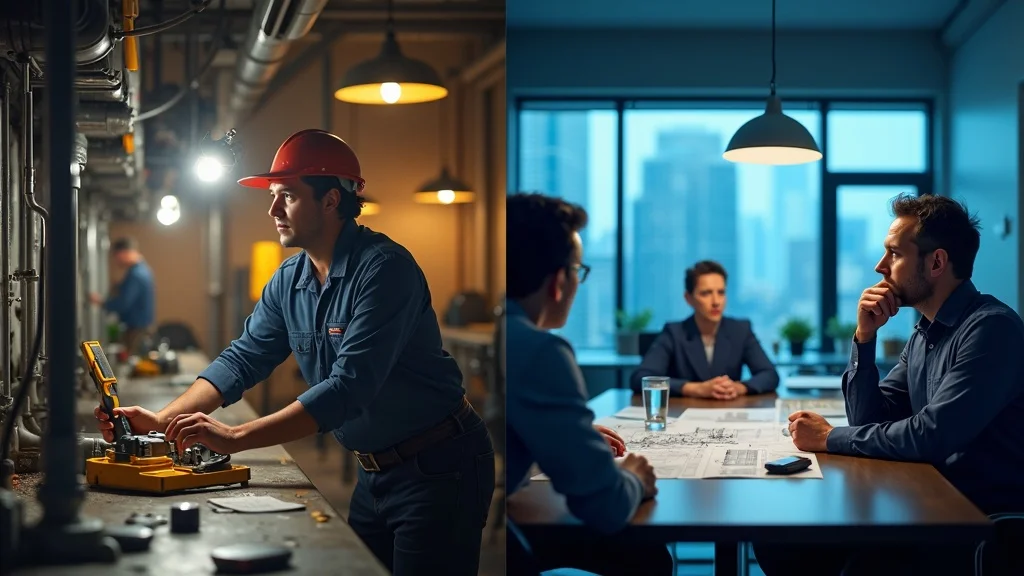 Contrast between facility maintenance and facility management in commercial settings