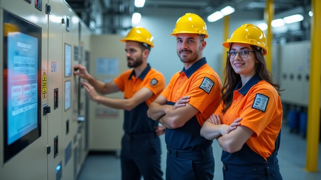 Facility team celebrating successful equipment upgrades after regular inspections