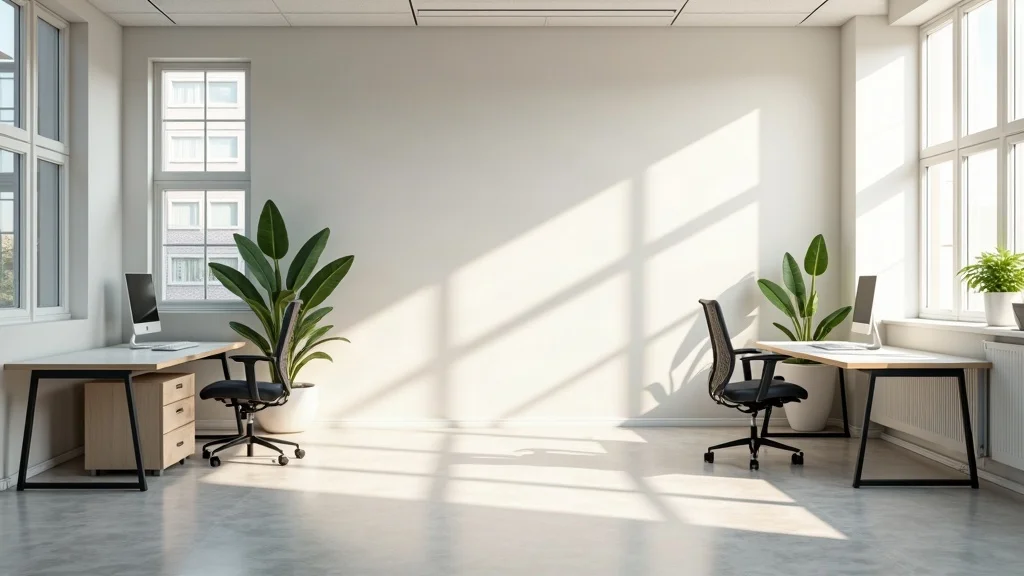 High-quality freshly painted office interior, showcasing best-in-class commercial repaint services and asset preservation in a tenant-occupied workspace